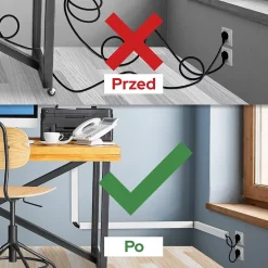 Goulotte électrique PVC 40x40 mm 2 m blanche-Edo Sale