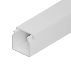 Goulotte électrique PVC 25x25 mm 2 m blanche^Edo New