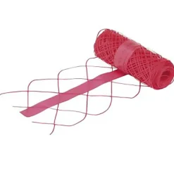 Grillage avertisseur en PVC coloris rouge pour la signalisation des réseaux électriques enterrés L.25 m x l.30 cm-Janoplast Clearance