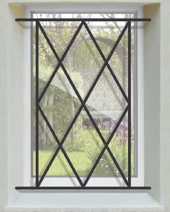 Grille de Defense Aquitaine pour Fenetre H 65 cm x L 60 cm (côte tableau)-DMS Clearance