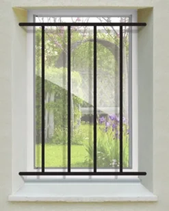 Grille de Defense Droite pour Fenetre H 115 cm x L 60 cm (côte tableau)^DMS Hot