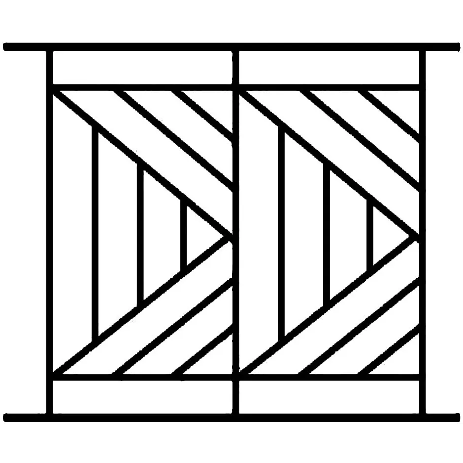 Grille de Defense Isoangle pour Fenetre H 115 cm x L 120 cm (côte tableau)-DMS Hot