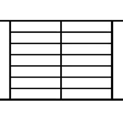 Grille de Defense Lagune pour Fenetre H 105 cm x L 100 cm (côte tableau)^DMS Best