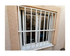 Grille de défense réglable pour fenêtre (largeur et hauteur) de 55x95 cm à 100x165 cm blanche^Adaptta Cerrajería Adaptable Sale