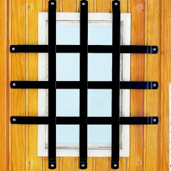 Grille de hublot acier époxy noir-Afbat Sale