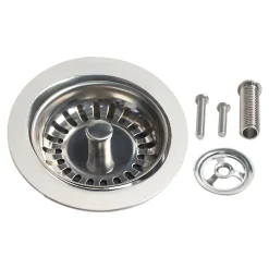 Grille d'évier anti-déchets en inox ronde Ø8 cm^ Sale