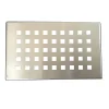 Grille inox PIATTO pour receveurs de douche en SoliCast motif quadrillage-Stano Best