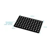 Grille perforée en inox Noir Mat pour receveur - 20.15x12.3x0.55cm - ROCK 2 GRID DRILL-Aurlane Best
