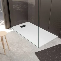 Grille perforée en inox Noir Mat pour receveur - 20.15x12.3x0.55cm - ROCK 2 GRID DRILL-Aurlane Best