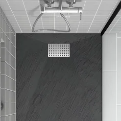 Grille perforée en inox pour receveur - 20.15x12.3x0.55cm - ROCK 2 GRID DRILL-Aurlane Discount