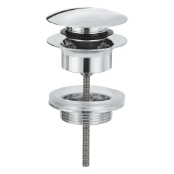 Bonde CLIC CLAC pour lavabo avec trop plein, chromé 65807000^Grohe Clearance