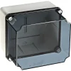 Gslt171 Boitier Industriel étanche Ip67 Avec Bords Lisses, Couvercle Réhaussé Transparent Dim.175x151x155-Ide Online