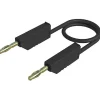 Hirschmann MLN 50/2,5 SW - Cordon de mesure banane 0,5 m 4 mm, 32 A, noir^Hirschmann Test & Measurement Sale