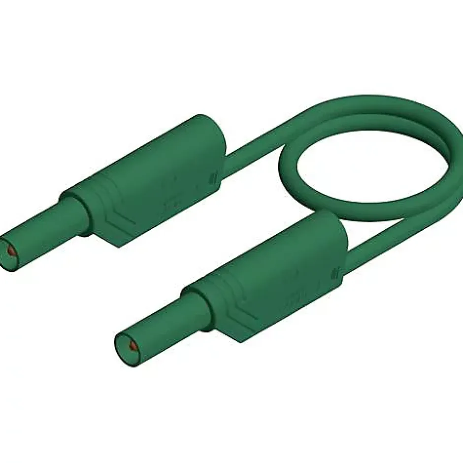 Hirschmann MLS WS 100/2,5 gn Cordon de mesure de sécurité 1 m Banane 4 mm-Hirschmann Test & Measurement New