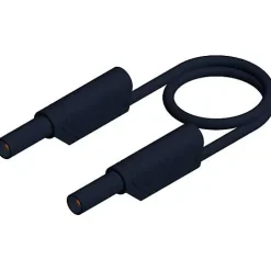 Hirschmann MLS WS 25/2,5 sw 934086100 - cordon de mesure sécurité 0,25 m 4 mm^Hirschmann Test & Measurement New