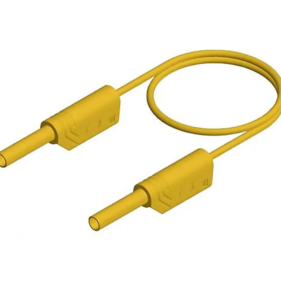 Hirschmann MVL S 200/1 Au, cordon de mesure 2000 mm, 1000 V 10 A^Hirschmann Test & Measurement