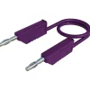 MLN 100/2,5 VI - Cordon de mesure banane violet 1 m, 32 A, 30 V AC / 60 V DC, garantie 2 ans.-Hirschmann Test & Measurement Outlet