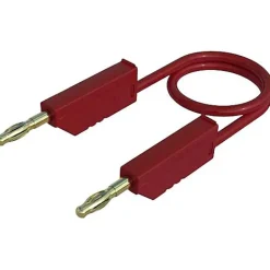 MLN 25/2,5 RT cordon de mesure banane rouge - 250 mm, 32 A, 30/60 V, garantie 2 ans.-Hirschmann Test & Measurement Sale