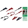 PMS 2 Set de cordons de mesure mâle 2 mm, 1 m, noir/rouge-Hirschmann Test & Measurement Sale