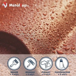 Hydrofuge Toiture - - Incolore - Pot 1L^Metaltop