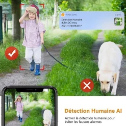 caméra bullet extérieure wifi 1080P, vision nocturne 30m^Imou Clearance