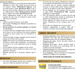 ImperGuard Ultra Formule Végétale Imperméabilisant Super Antitache Incolore Toute Pierre 1L 10m2^Guard Industrie Best