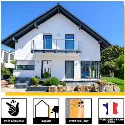 Imperméabilisant pour façade gard Protection Façade 5 L-Sika Discount