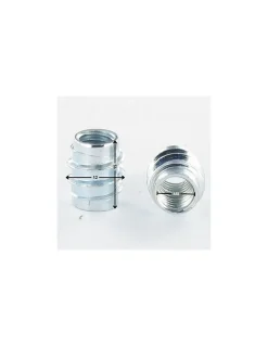 Insert Non fendue Acier zingué blanc M8 12X15 "RM" - 30 pièces^Vis Express New