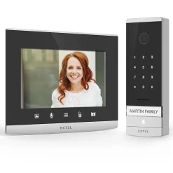Interphone vidéo connecté filaire avec digicode intégré Code Connect^Extel Clearance