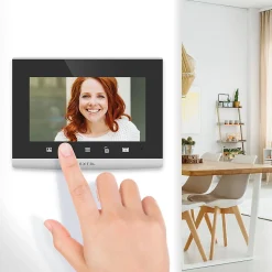 Interphone vidéo connecté filaire avec digicode intégré Code Connect^Extel Clearance