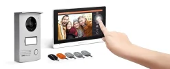 Interphone vidéo couleur filaire Visiodoor 7 + badges^SCS Sentinel