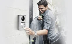 Interphone vidéo couleur filaire Visiodoor 7 + badges^SCS Sentinel