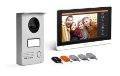 Interphone vidéo couleur filaire Visiodoor 7 + badges^SCS Sentinel