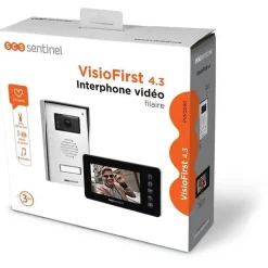 Interphone vidéo filaire - VisioFirst 4.3 - - Garantie 3 ans-SCS Sentinel