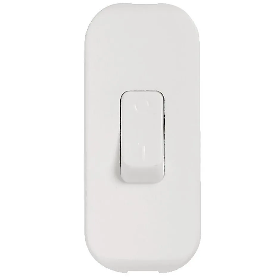 Interrupteur à bascule 2 A 250 V coupure bipolaire à touche de couleur blanc - - 040192-Legrand Best
