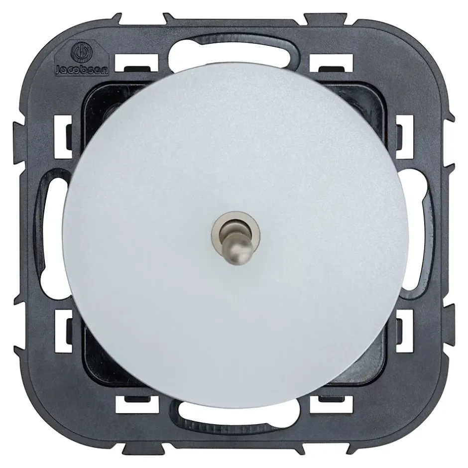 Interrupteur à manette Espen aluminium à composer gris-Jacobsen Hot