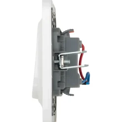 Interrupteur à voyant Kennet blanc complet^Jacobsen