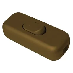 Interrupteur bipolaire 2A à fil souple or-Diall Outlet