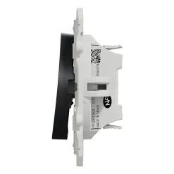 Interrupteur commande VMC 2 boutons à vis Odace anthracite-Schneider Electric Hot