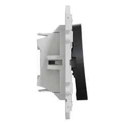 Interrupteur commande VMC 2 boutons à vis Odace anthracite-Schneider Electric Hot