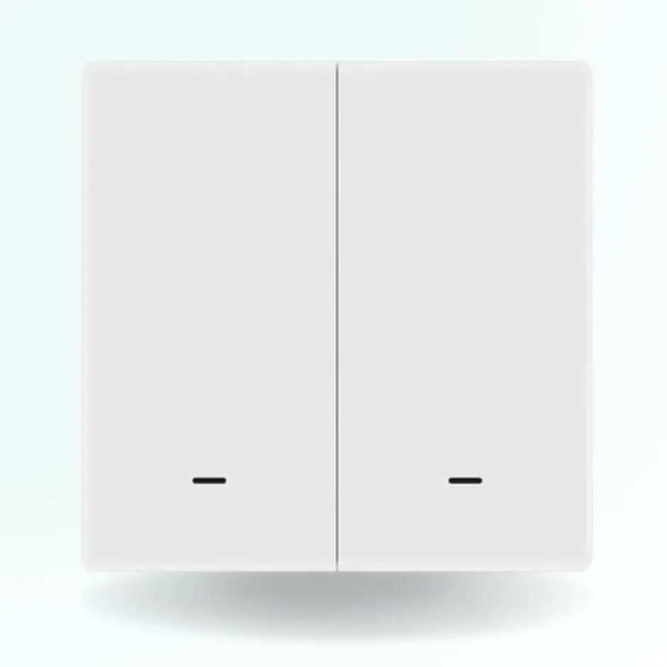 Interrupteur connecté sans-fil de scène zigbee - 2 boutons-Zengo New