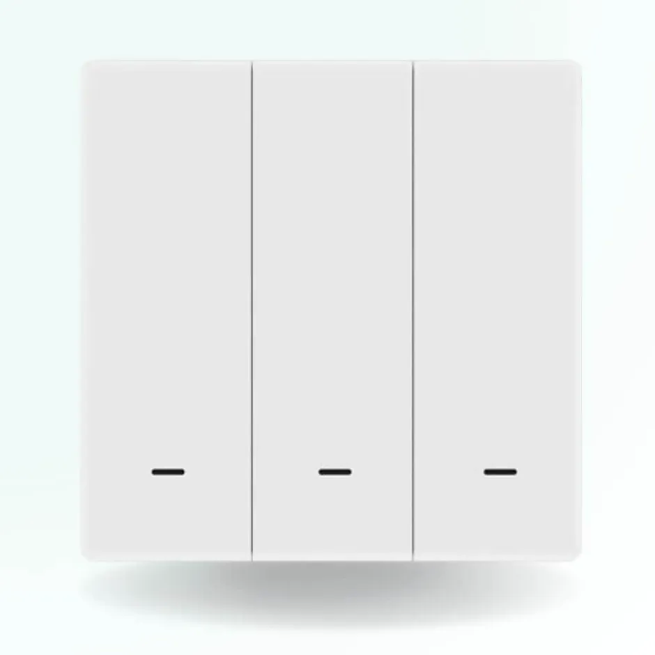 Interrupteur connecté zigbee - 3 boutons - sans fil neutre-Zengo