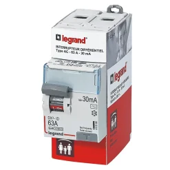 Interrupteur différentiel 30mA 63A type AC^Legrand Best