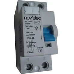 Interrupteur différentiel 30mA 63A type AC Nov'Elec^Novelec Clearance