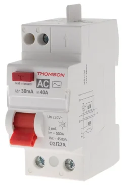 Interrupteur différentiel 40A/30mA type AC-Thomson