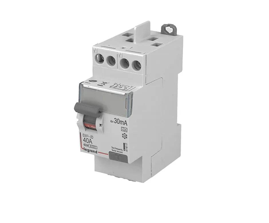 Interrupteur différentiel 2P 40A 30mA Type AC DX à vis-Legrand Hot