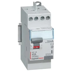 Interrupteur différentiel 2P 40A 30mA Type AC DX à vis-Legrand Hot