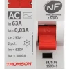 Interrupteur différentiel 63A type AC NF-Thomson
