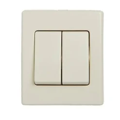 Interrupteur Double Va Et Vient Blanc Série Bejing^Go On Outlet