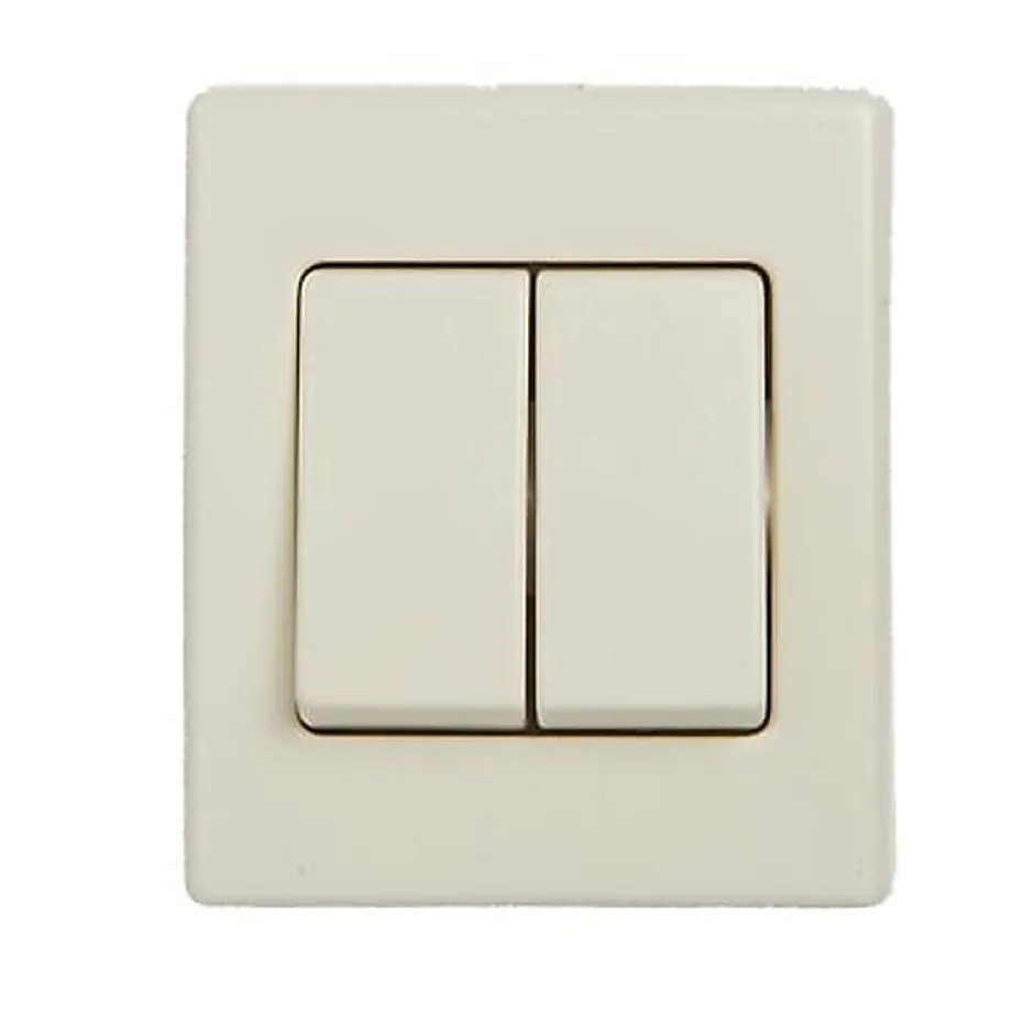 Interrupteur Double Va Et Vient Blanc Série Bejing^Go On Outlet